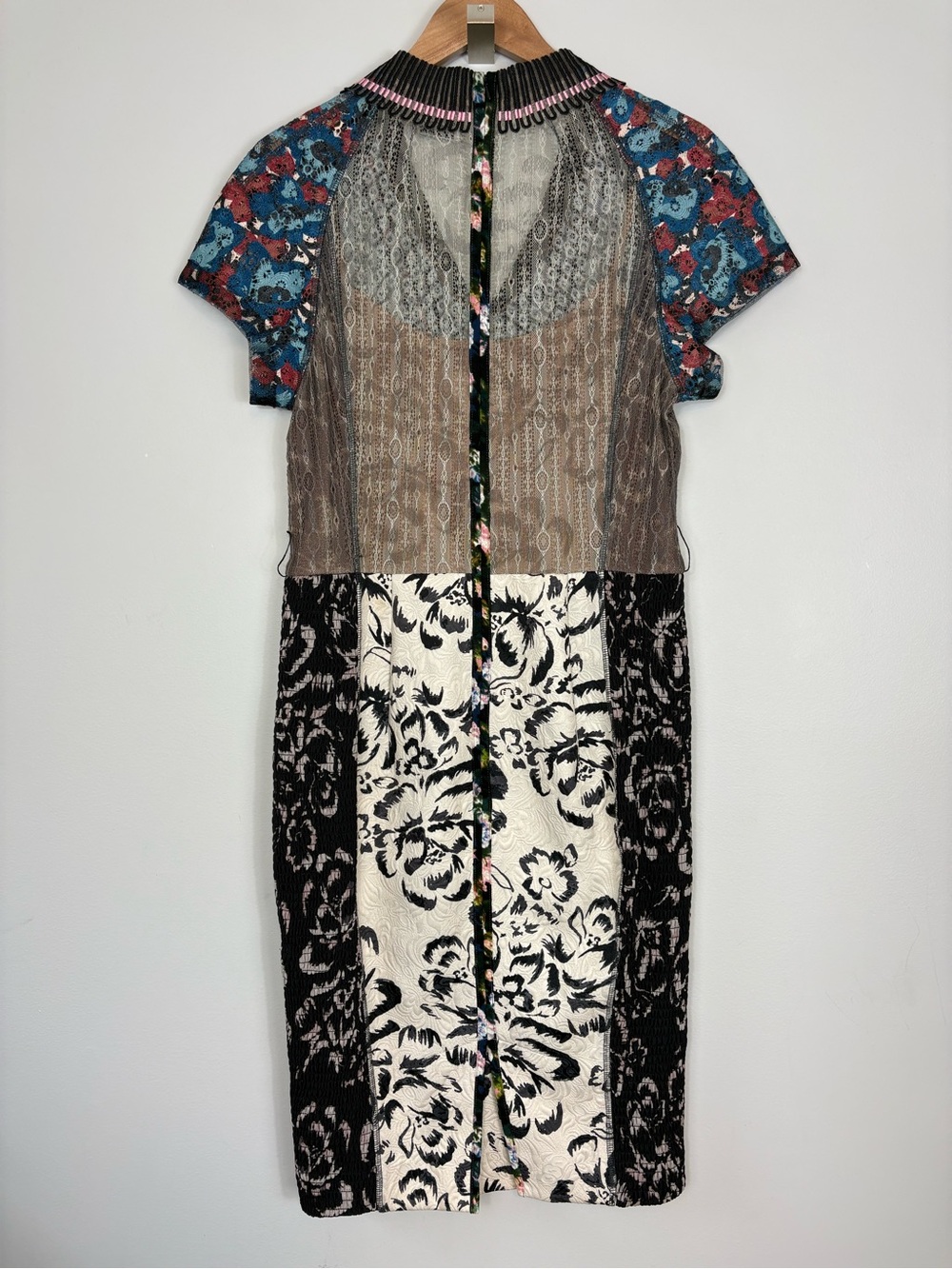 Anthropologie Byron Lars Beguile Margot Pencil Dress Sz *Missing Belt - Picture 11 of 14